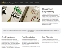 Tablet Screenshot of crosspointengineering.com